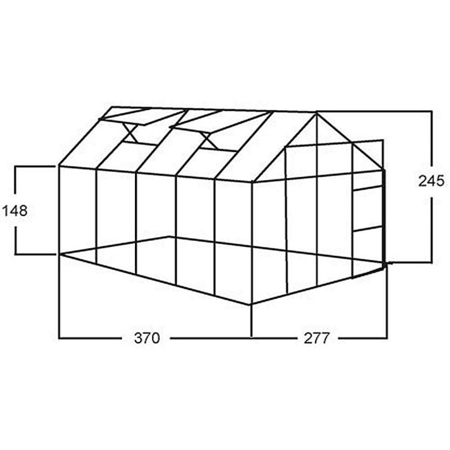 Теплица из павильона садового