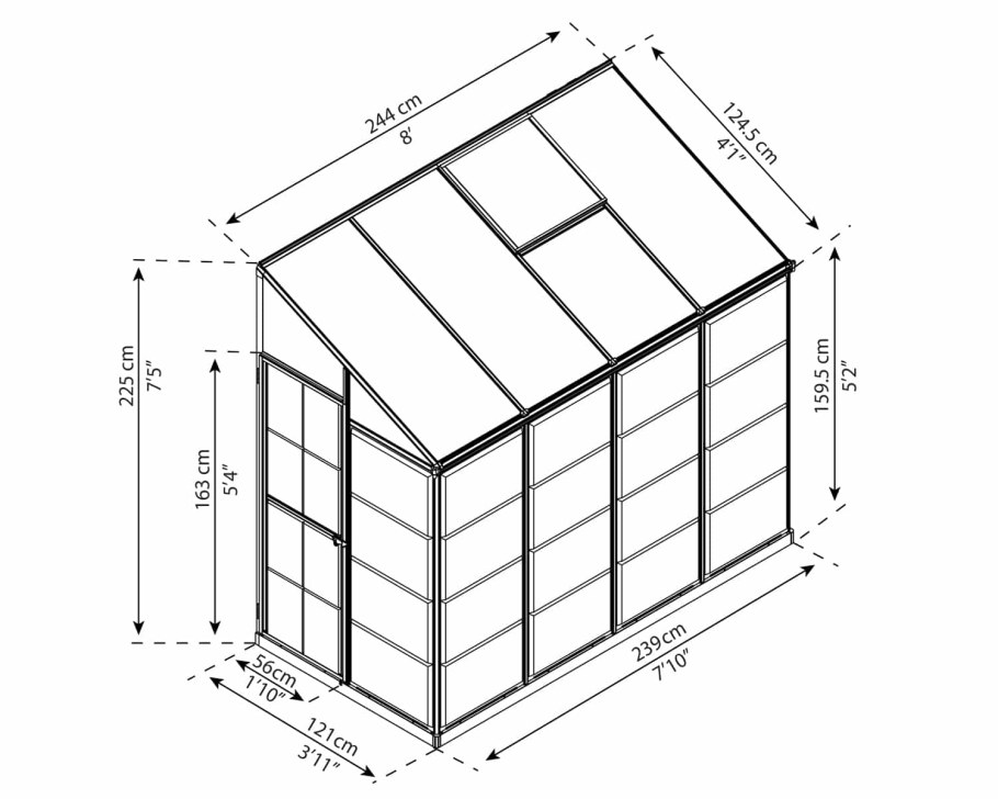 Каркас теплицы Митлайдера