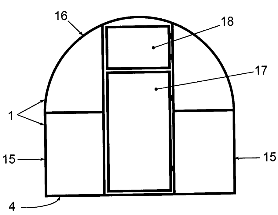 Каркас теплицы 3х6 чертежи