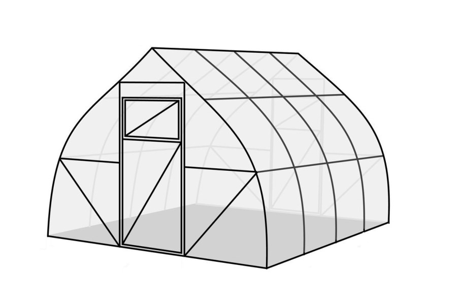 Схема теплицы 3 на 4