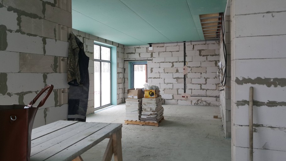 Внутренняя отделка стен из газобетона