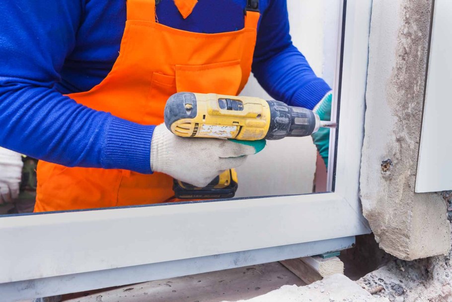 Монтаж алюминиевых окон