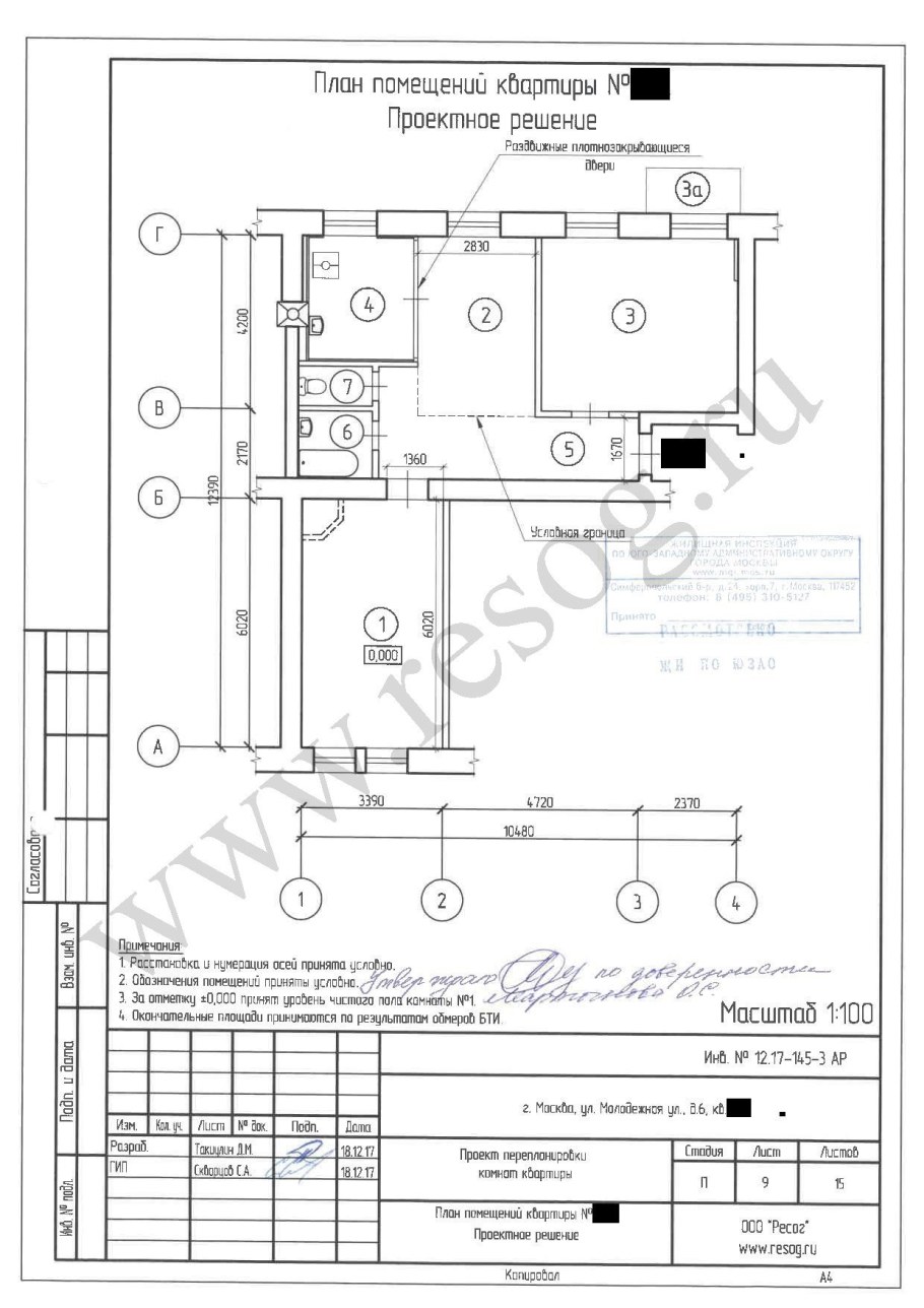 Перепланировка в квартире закон