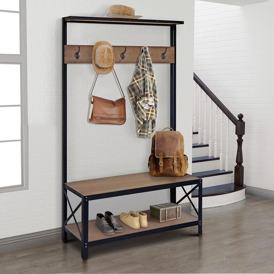 Прихожая лофт Wood&Metal 01-05