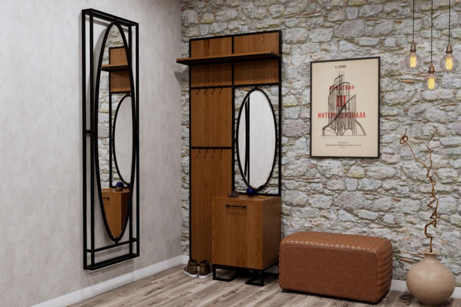 Прихожая лофт мебель Loft Wood