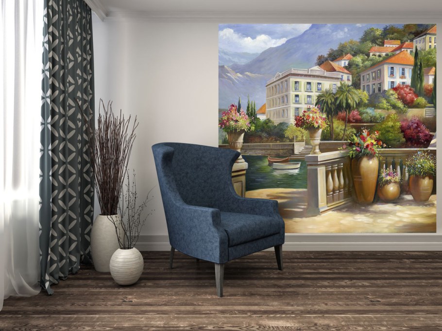 Affresco фрески в интерьере кухни