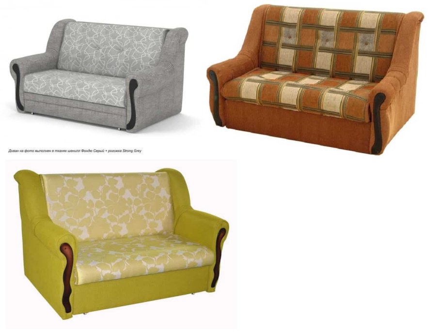 Диван аккордеон на металлокаркасе Бребис