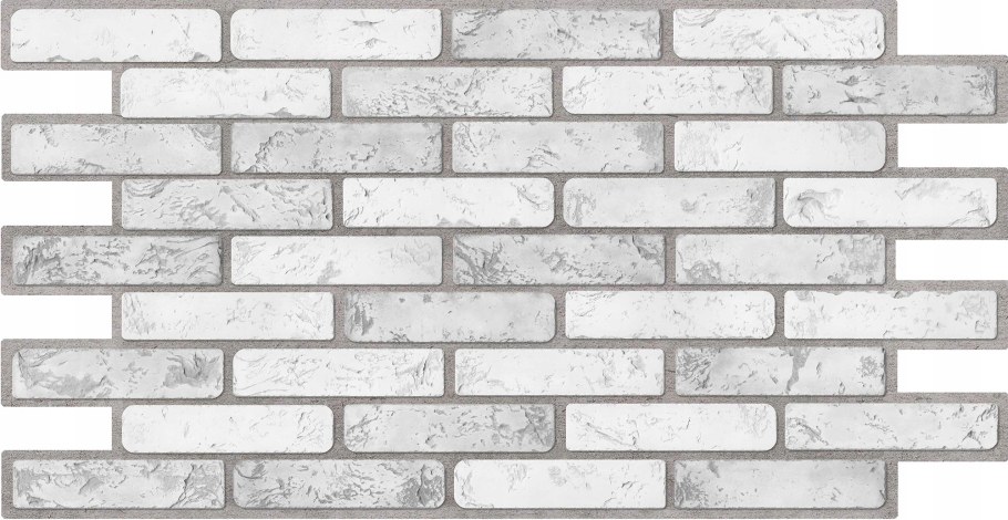 Панель ПВХ кирпич светлый 970 498 мм