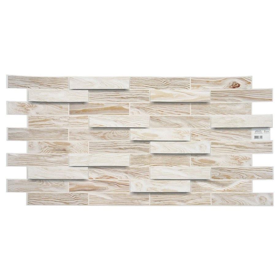 Панель ПВХ дерево дуб беленый 980*480мм