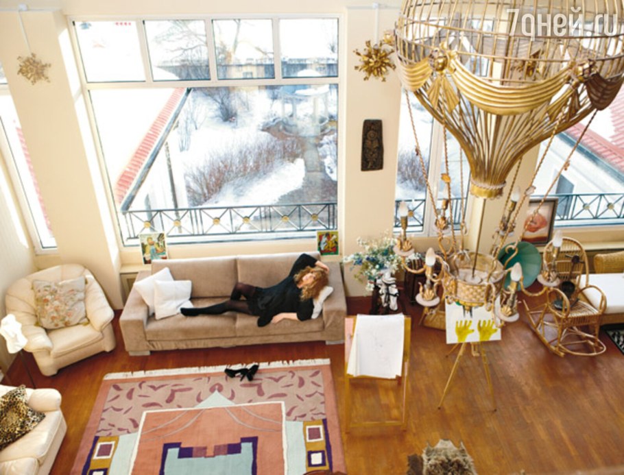 Дом Аллы Пугачевой внутри