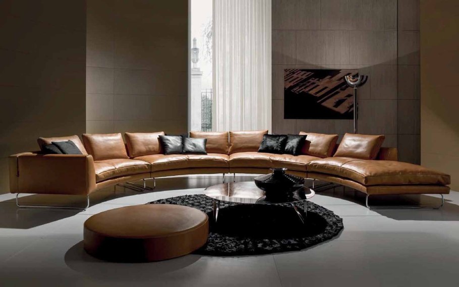 Круглый диван