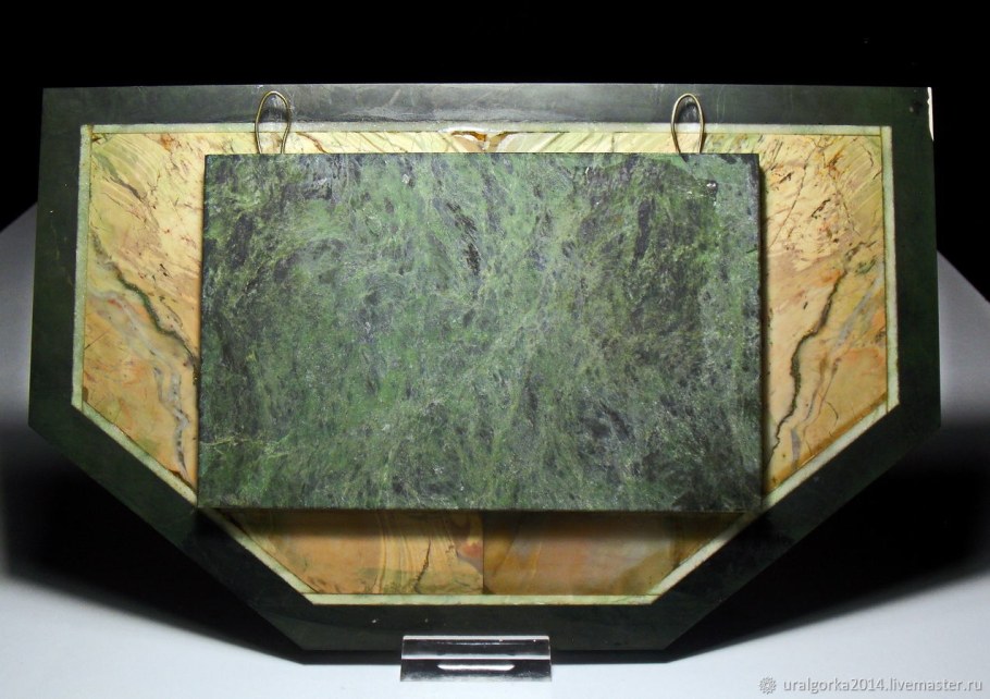 Голубой агат слэб