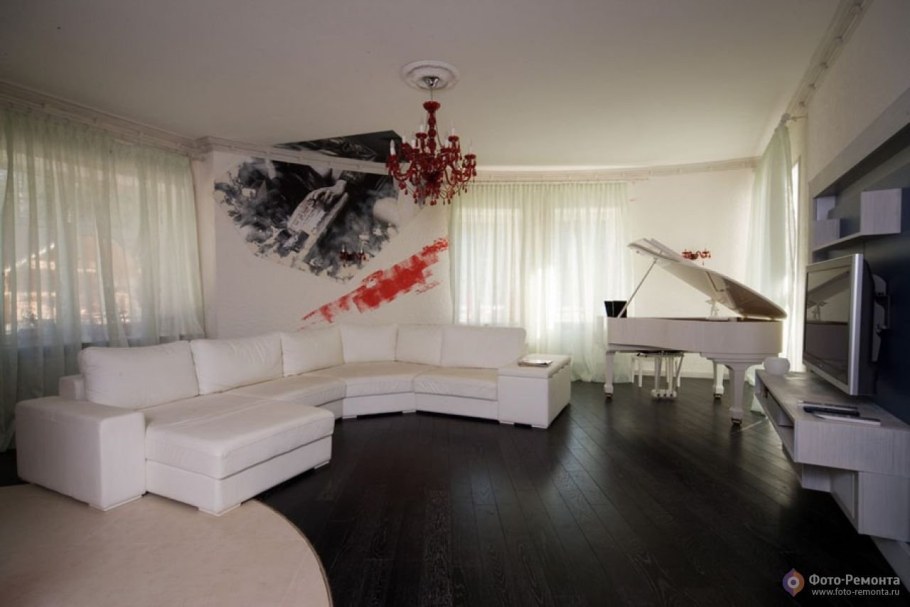 Фотообои геометрия в интерьере