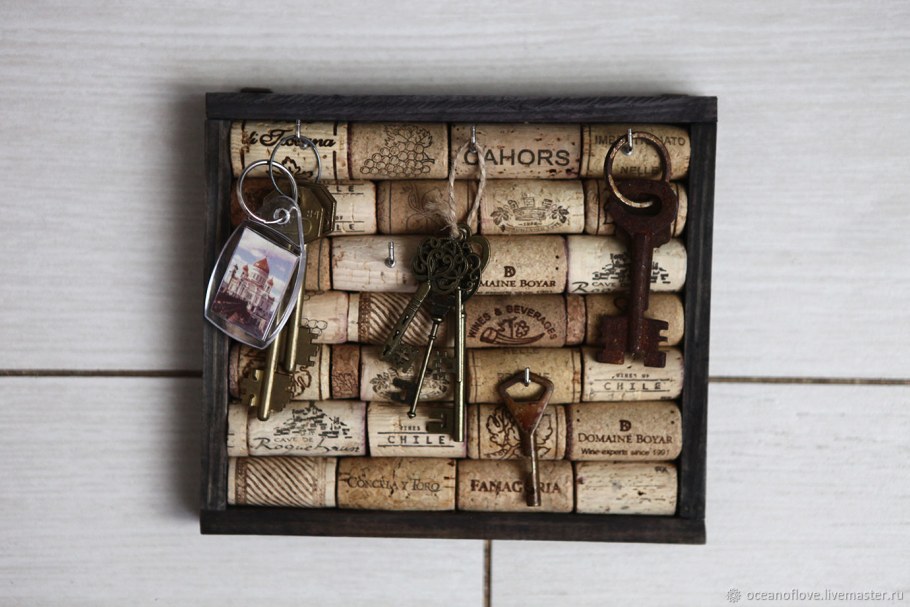 Ключница настенная лофт