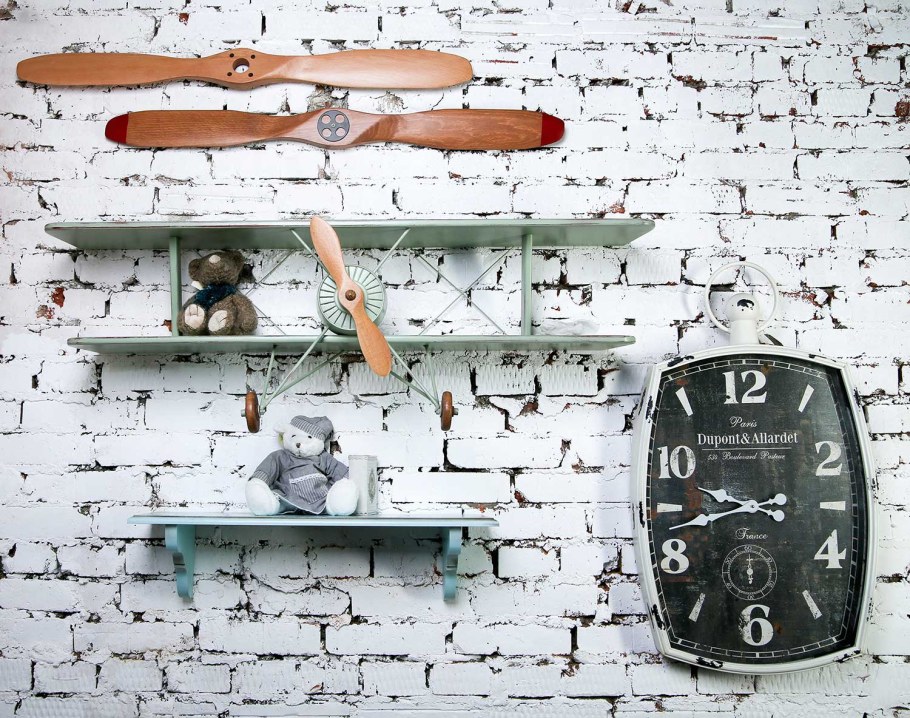 Полка для часов на стену