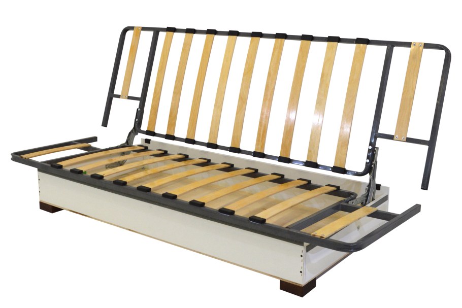 Диван клик-кляк с ортопедическим матрасом с ящиком