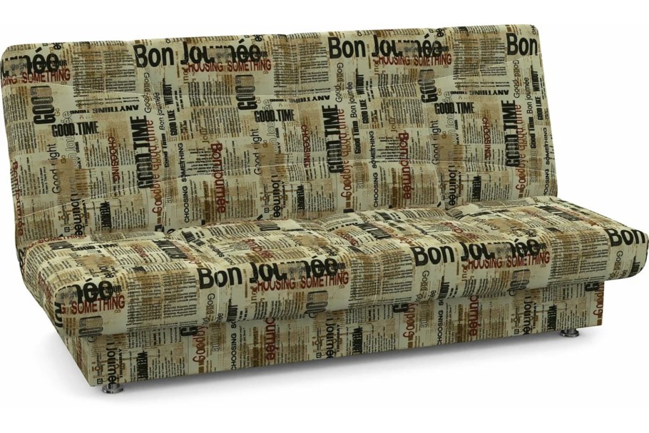 Диван на металлокаркасе раскладной