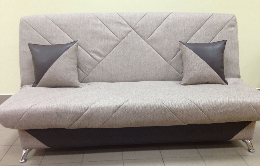 Диван книжка на металлическом каркасе