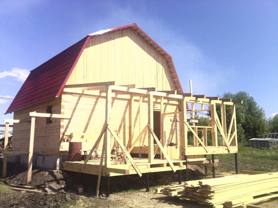 Каркасно щитовая мансарда