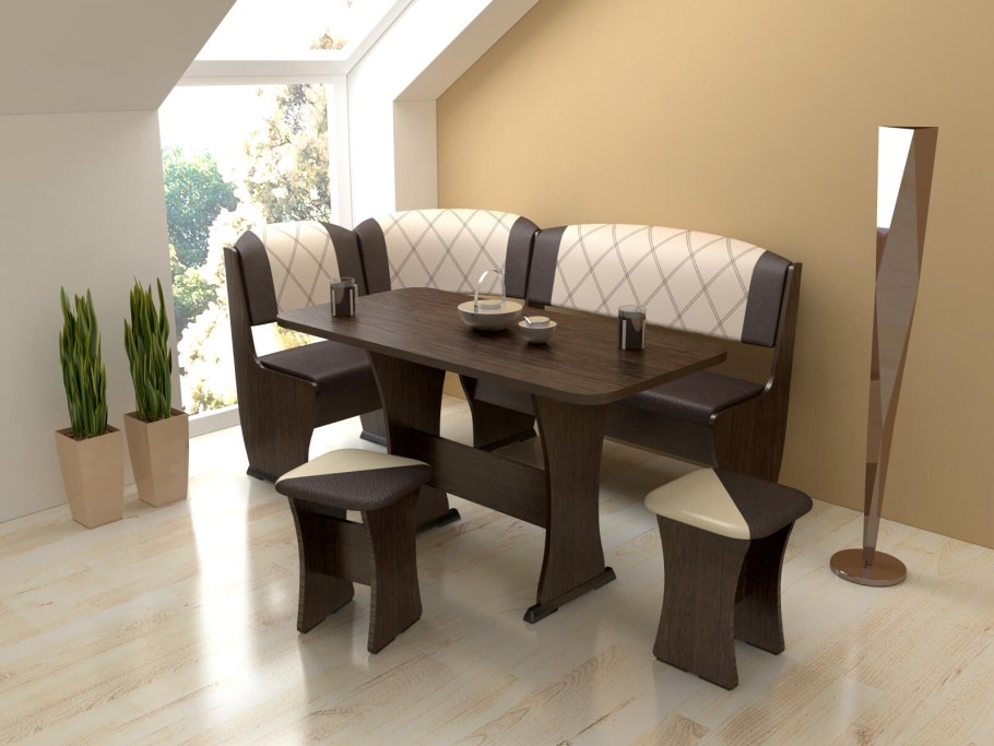 Кухонный уголок "Ника 6 Лайт Тип 1"