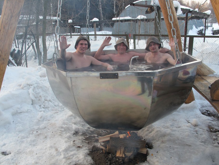 Уличный бассейн с подогревом