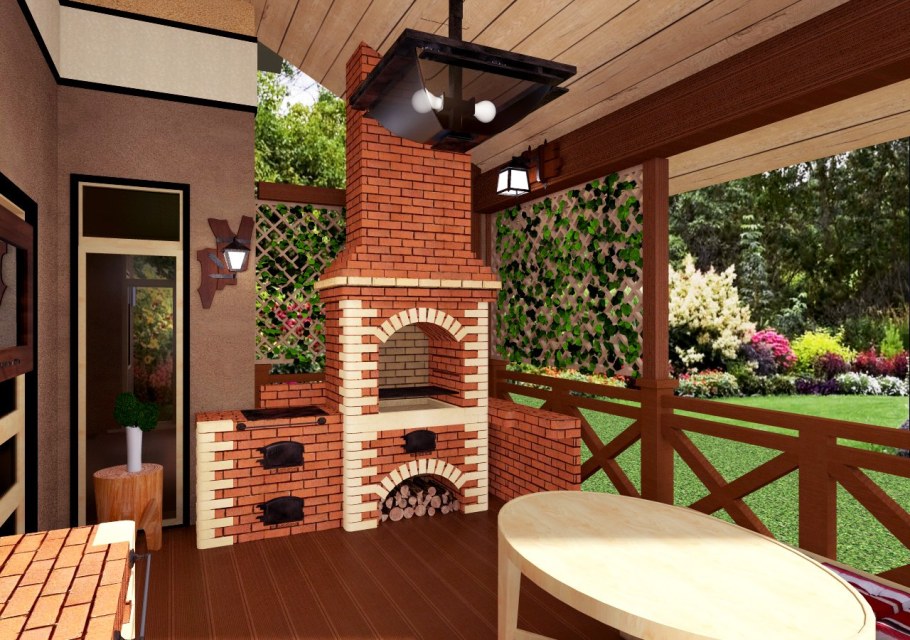 Зона барбекю