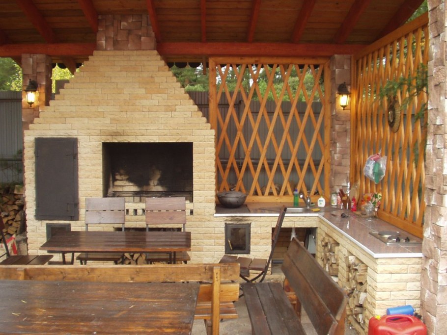 Летняя кухня для дачи