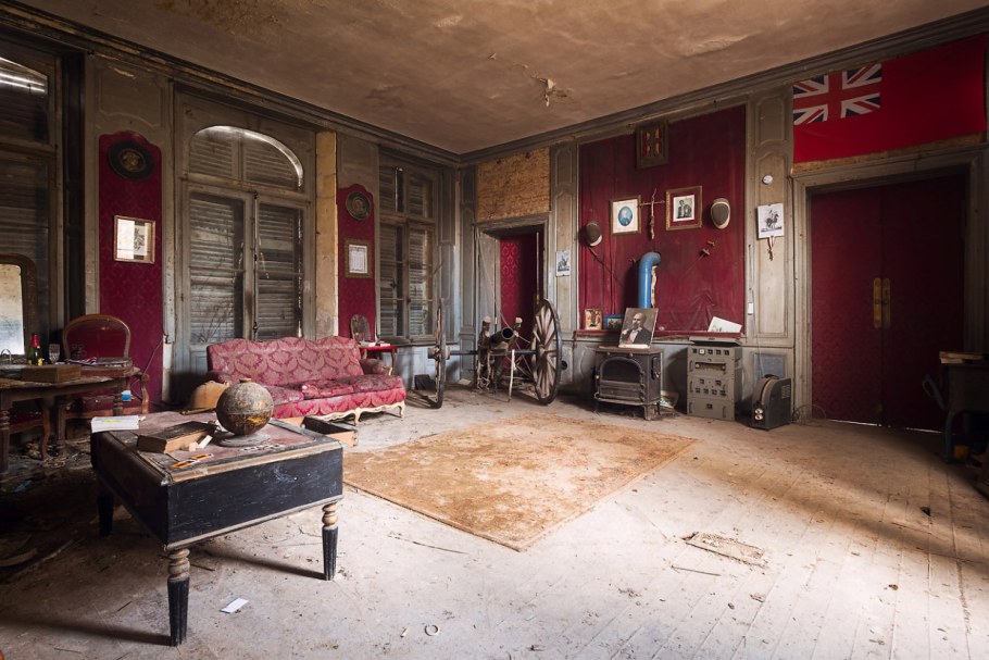 Заброшенный замок Кинель во Франции