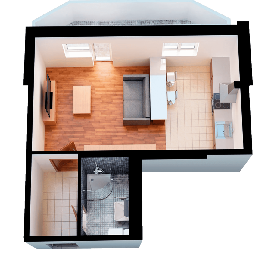 Планировка однокомнатной кв 40кв