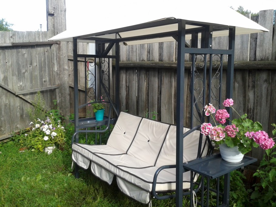 Качели лавочки из металла