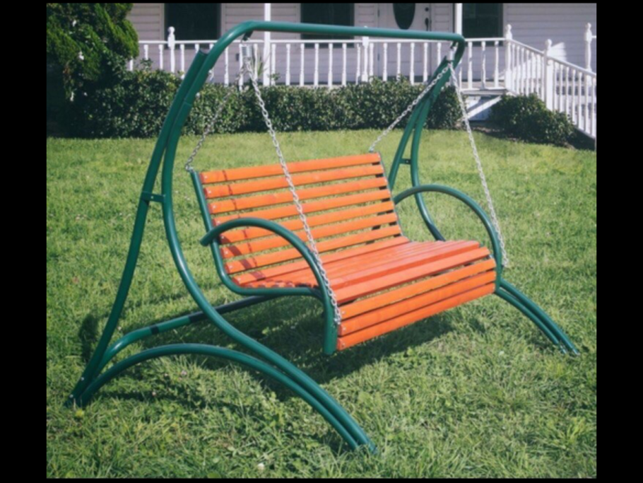 Садовая качеля своими руками из металла чертежи