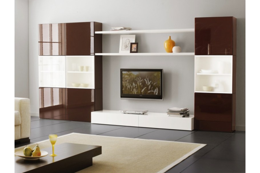 Модульная стенка adeta гостинная Ламберит 88