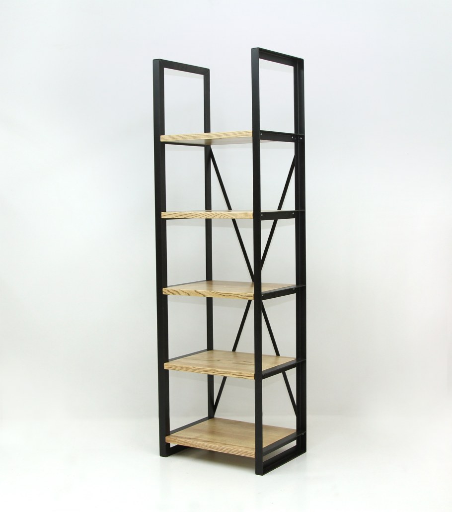 Стеллаж книжный из металла, в 240 см, Parallel XL