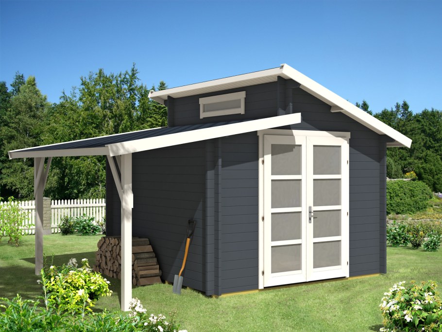 Хозблок с дровником 4х2