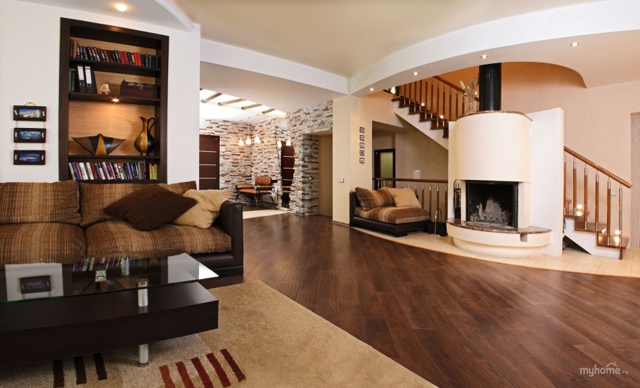 Современная отделка коттеджа