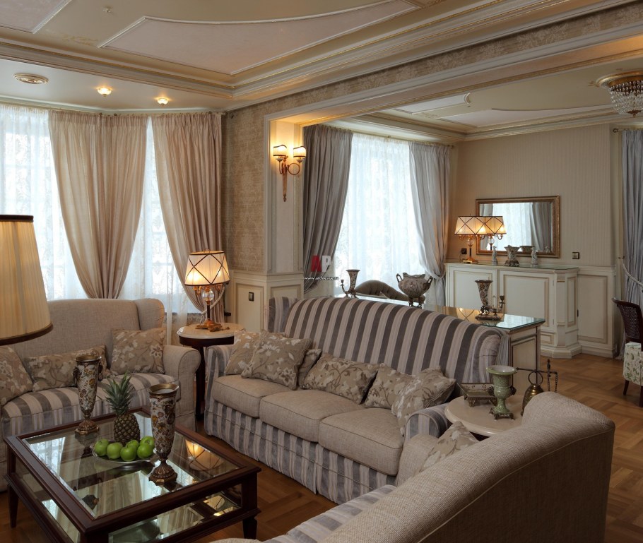 Уютный интерьер в классическом стиле