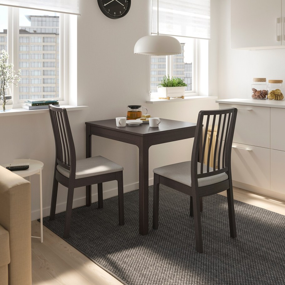 Melltorp МЕЛЬТОРП стол белый 75x75 см