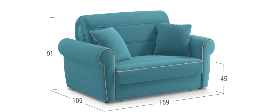 Диван Гамбург 123 аккордеон