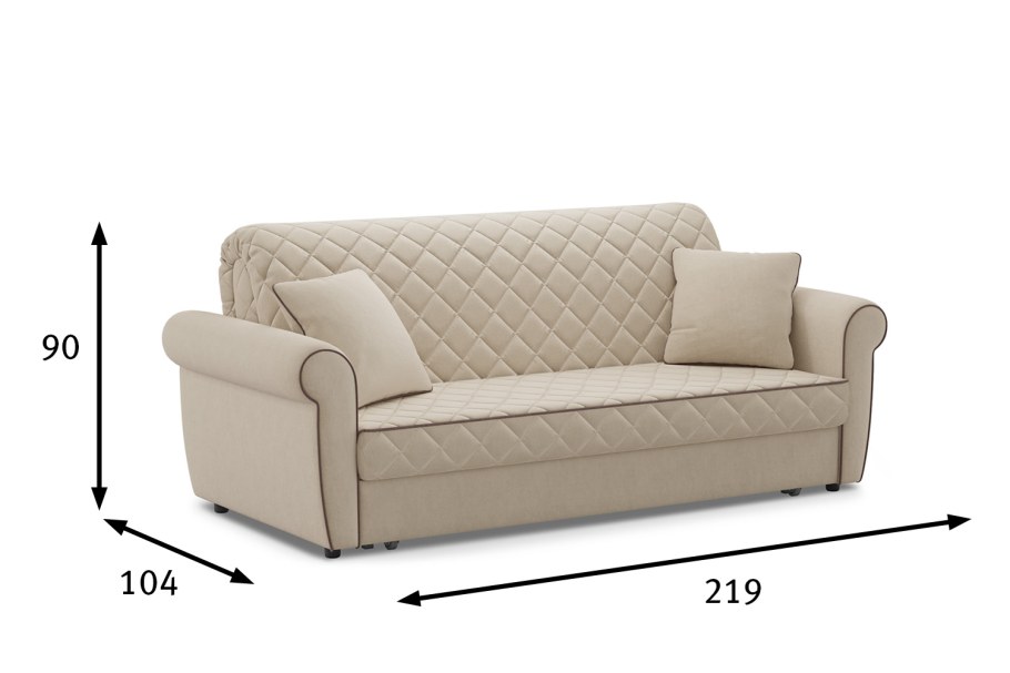 Диван кровать DREAMART Доминик 140