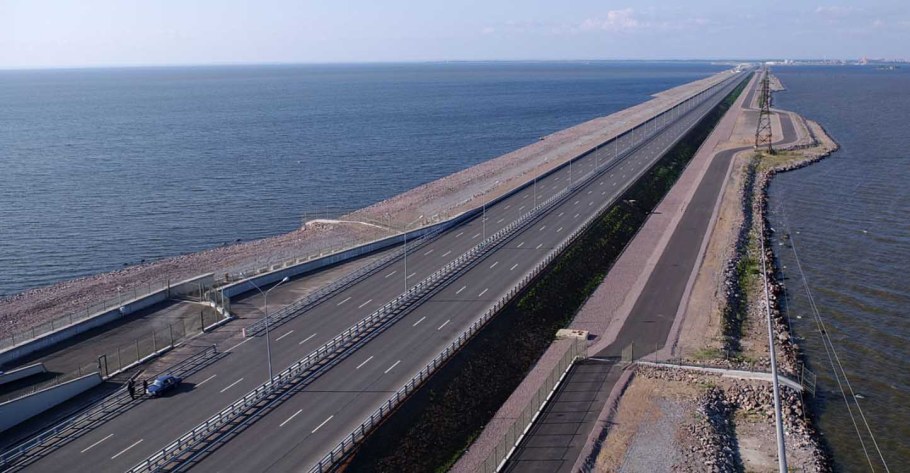 Мост Кронштадт Санкт-Петербург туннель