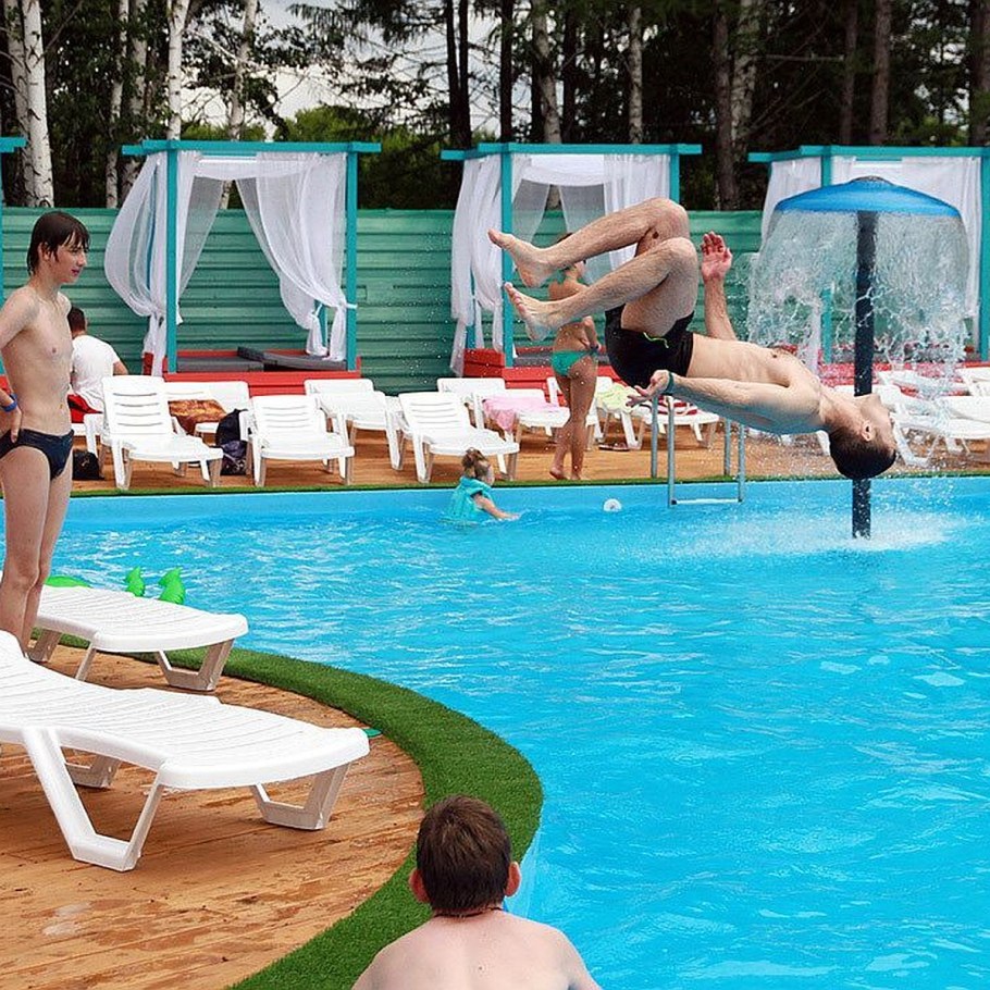 Бассейн в парке Смертина Барнаул