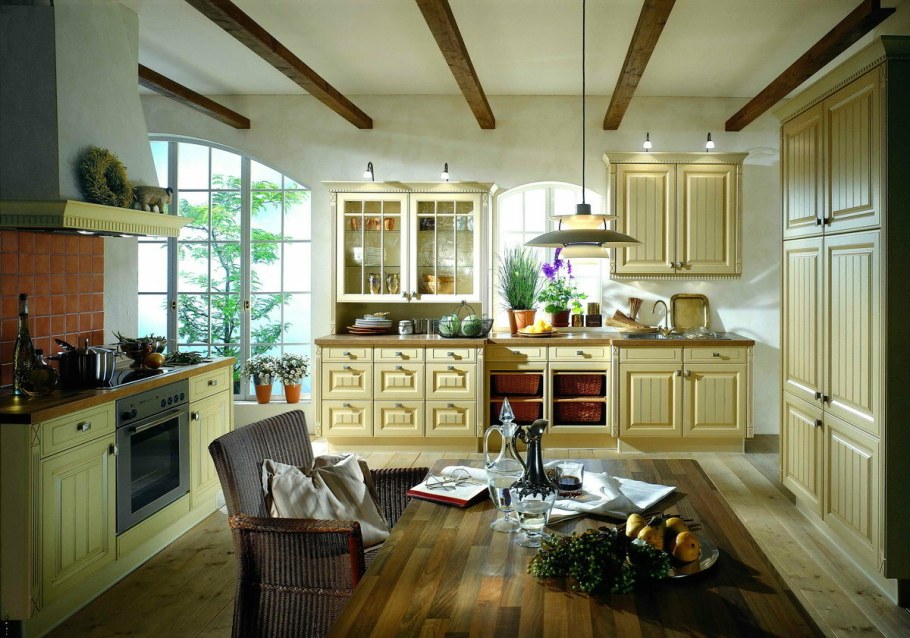Кухня в стиле Кантри Прованс