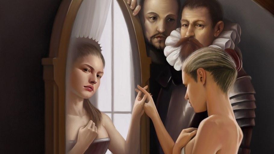 Зеркало Континент Millenium Brown led