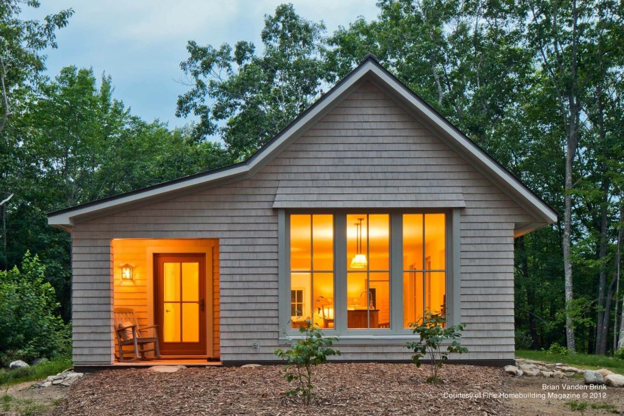 Tiny House с односкатной крышей