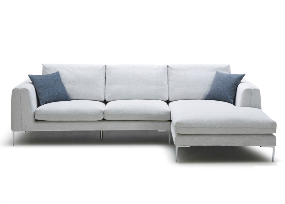 Современный угловой диван на ножках