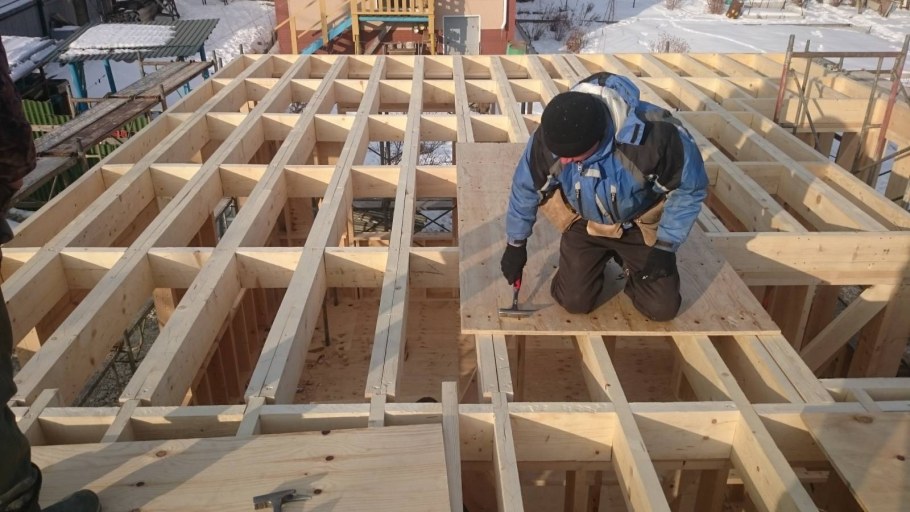 Балка деревянная перекрытия 200*50мм