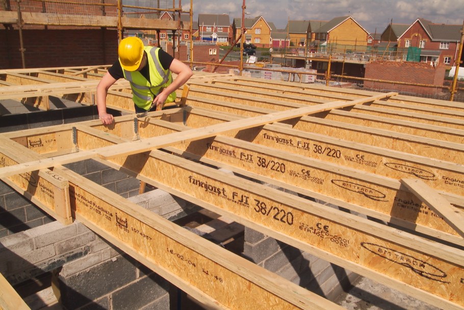 Деревянное перекрытие между этажами