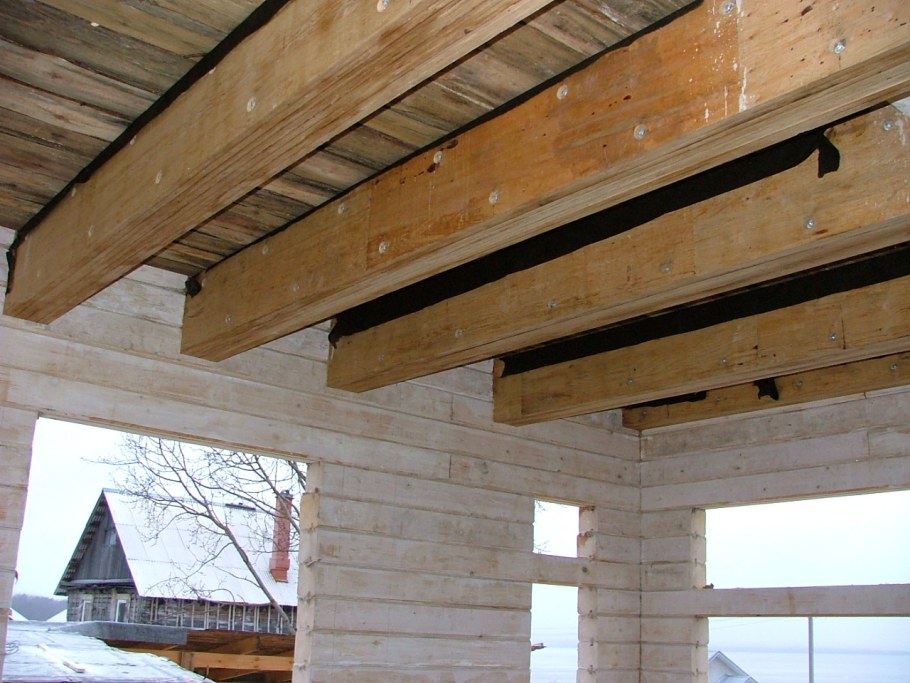 Балка деревянная перекрытия 200*50мм