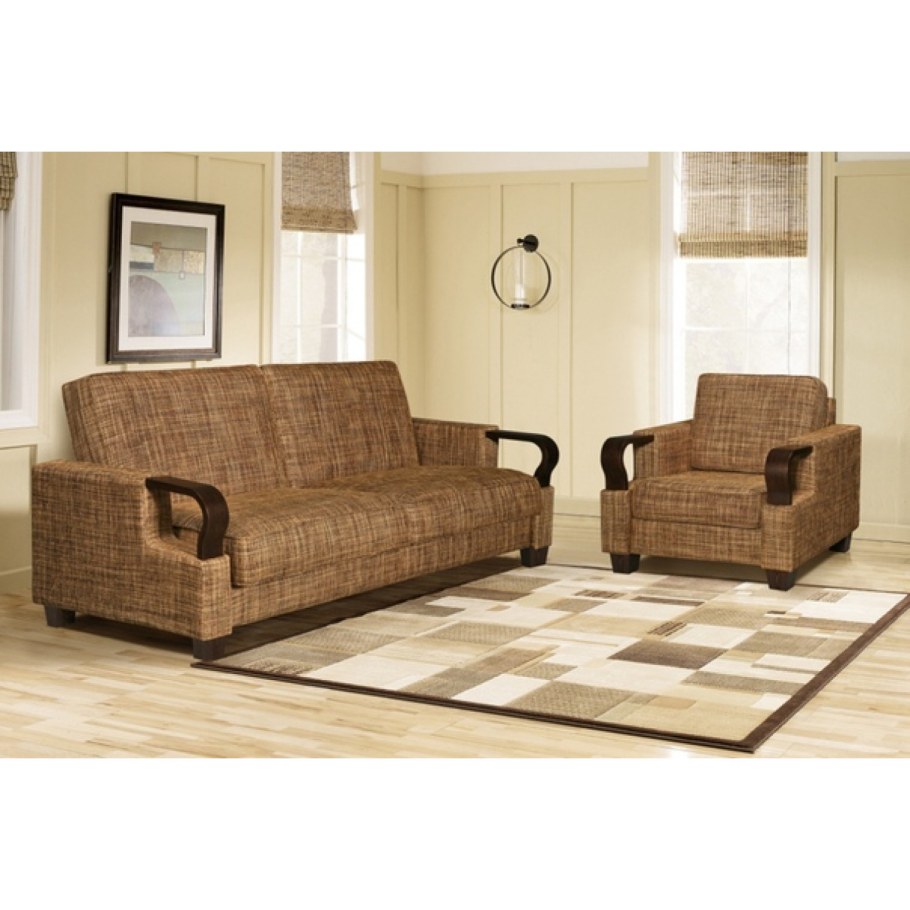 Мягкий диван с креслами