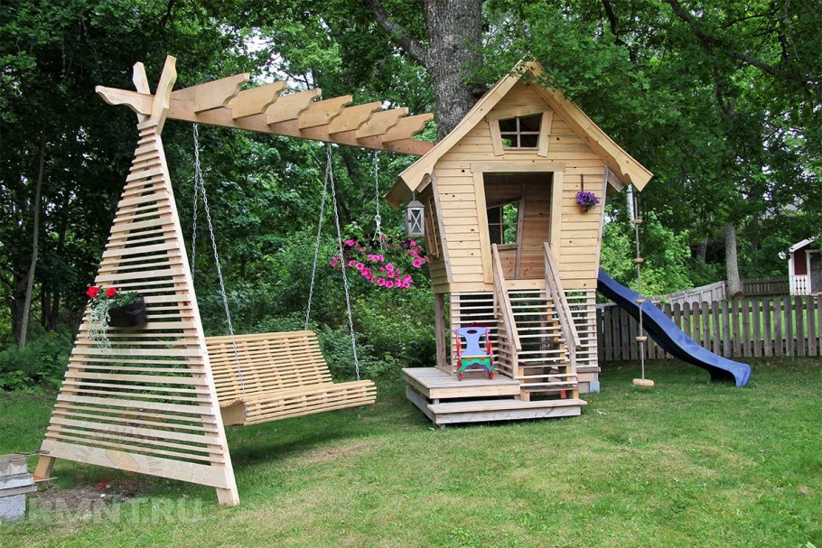 Дом шалаш бунгало а-frame